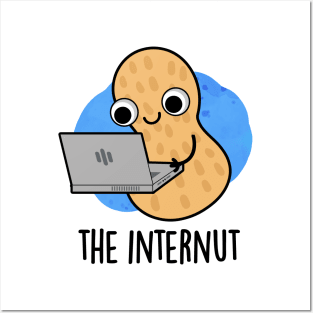 The Internut Funny Internet Peanut Pun Posters and Art